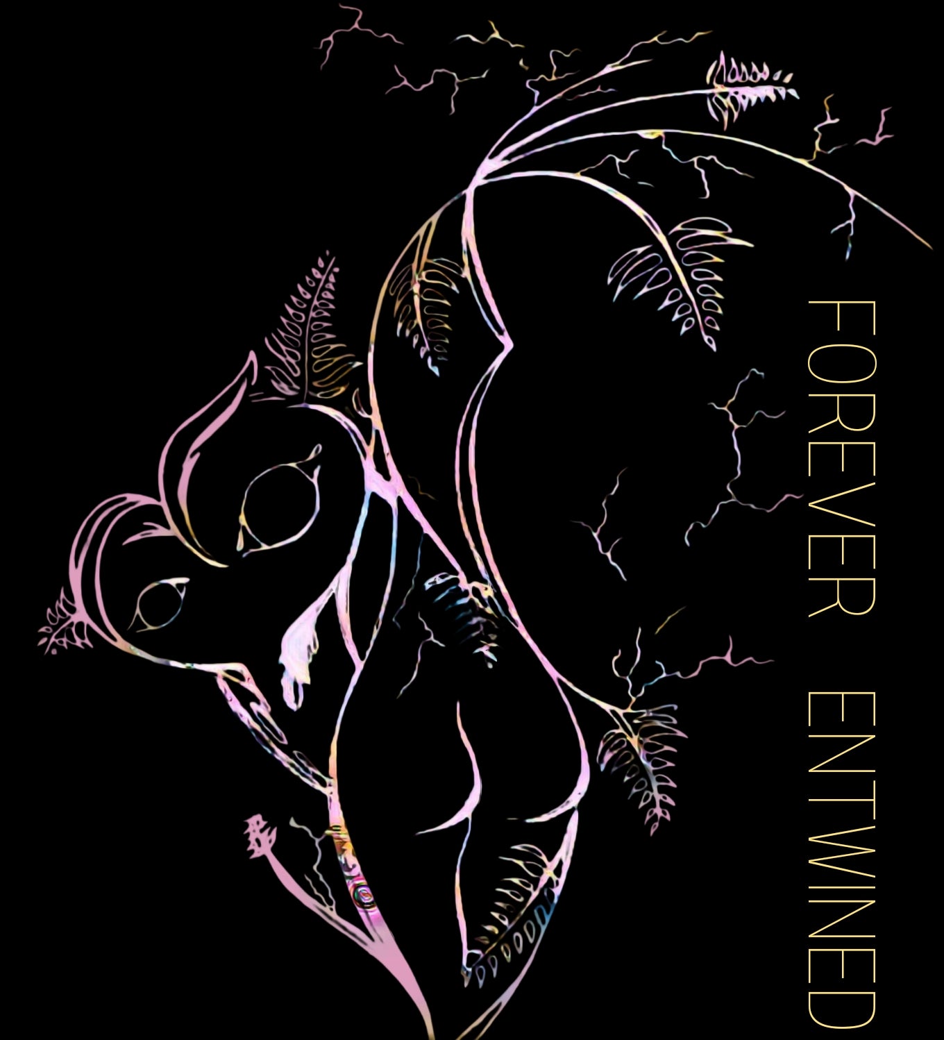 Softstyle Fleece Sweatshirt - 'Forever Entwined' Print