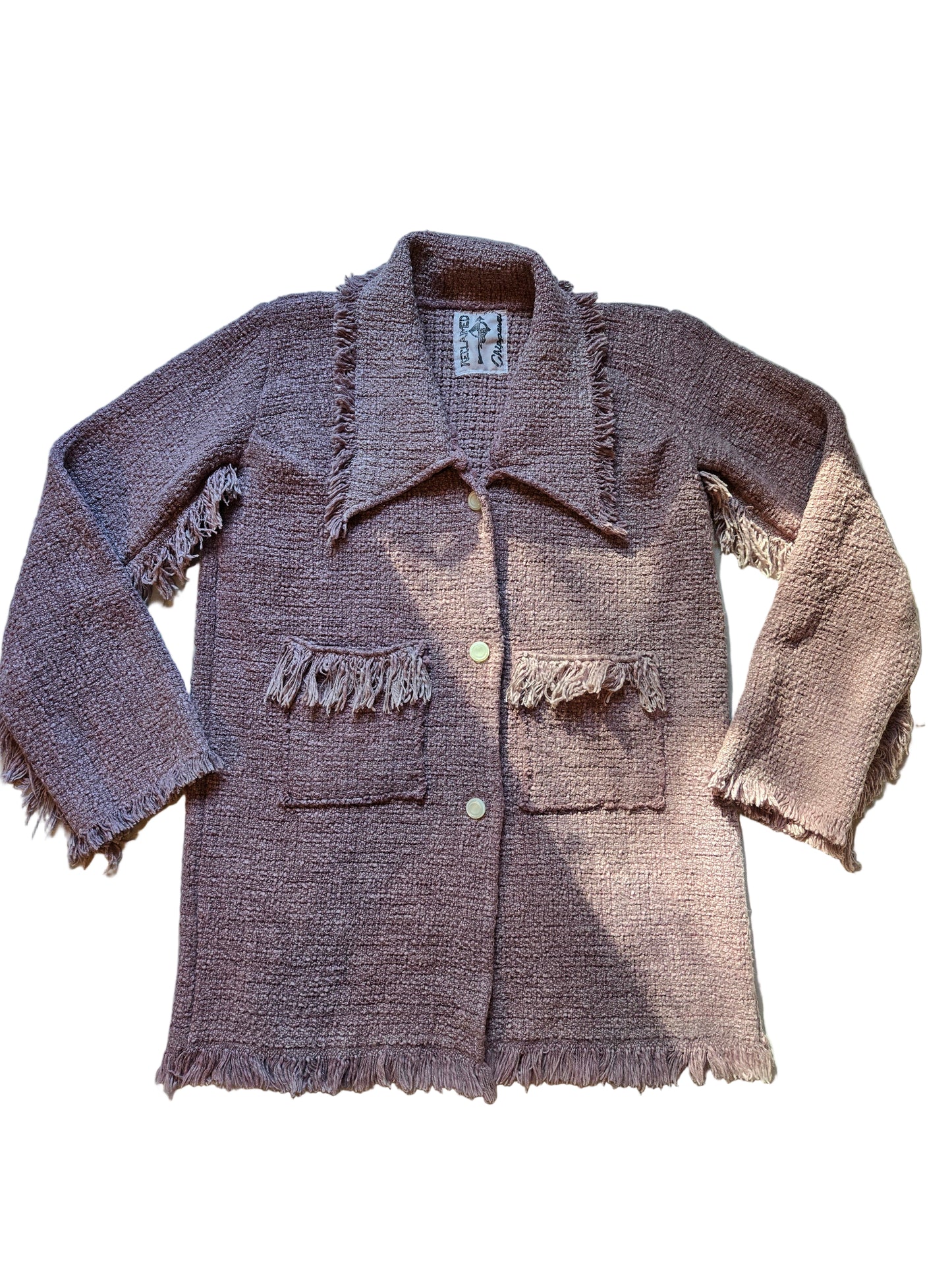 Blanket Jacket - Dusty Fringe Purple