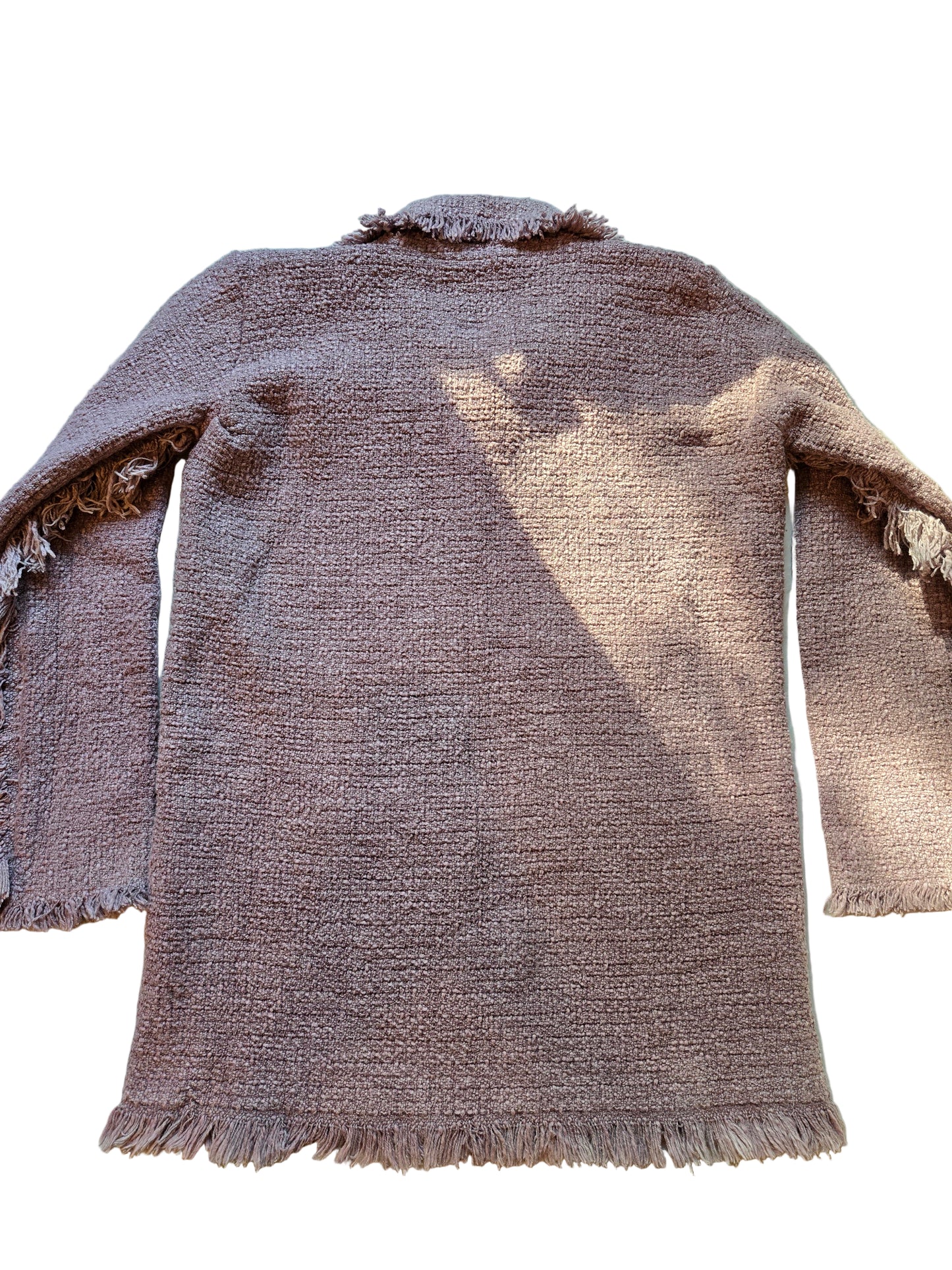 Blanket Jacket - Dusty Fringe Purple
